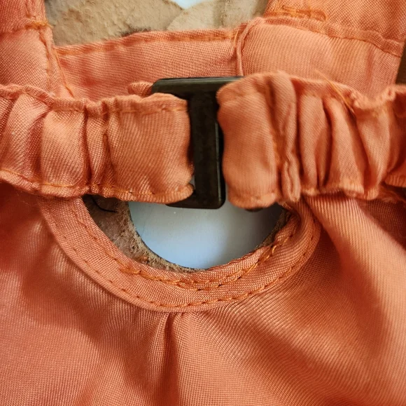 Manning Cartell Orange Babydoll Halter Top Size AUS 8 - Picture 4 of 5